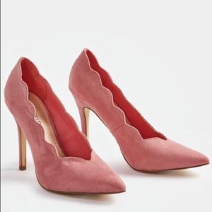 JustFab Dorseya Pumps, Mauve, 7.5